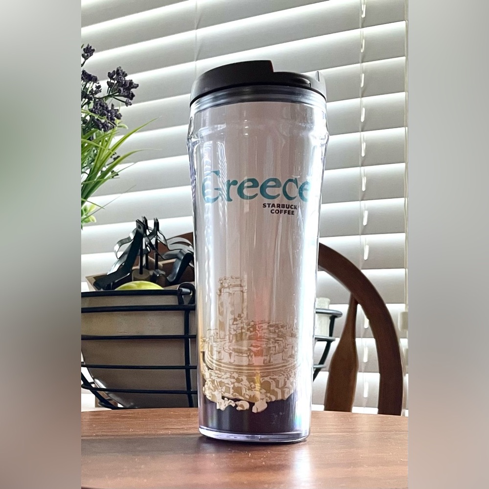 *VINTAGE* Starbucks GREECE Global Icons Series - 2004 - Insulated Tumbler 12oz